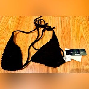 Ralph Lauren Women’s Black Bikini Top